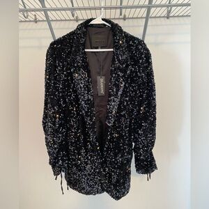 Black sparkly blazer